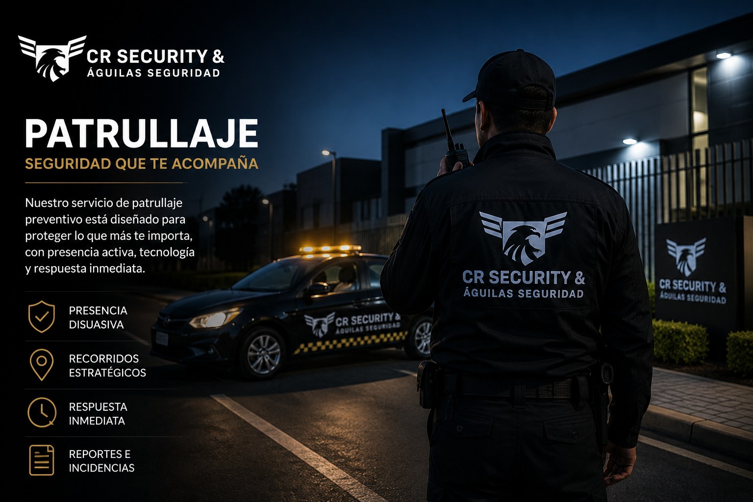 Servicio Móvil de Seguridad - Patrullaje CRSecurity