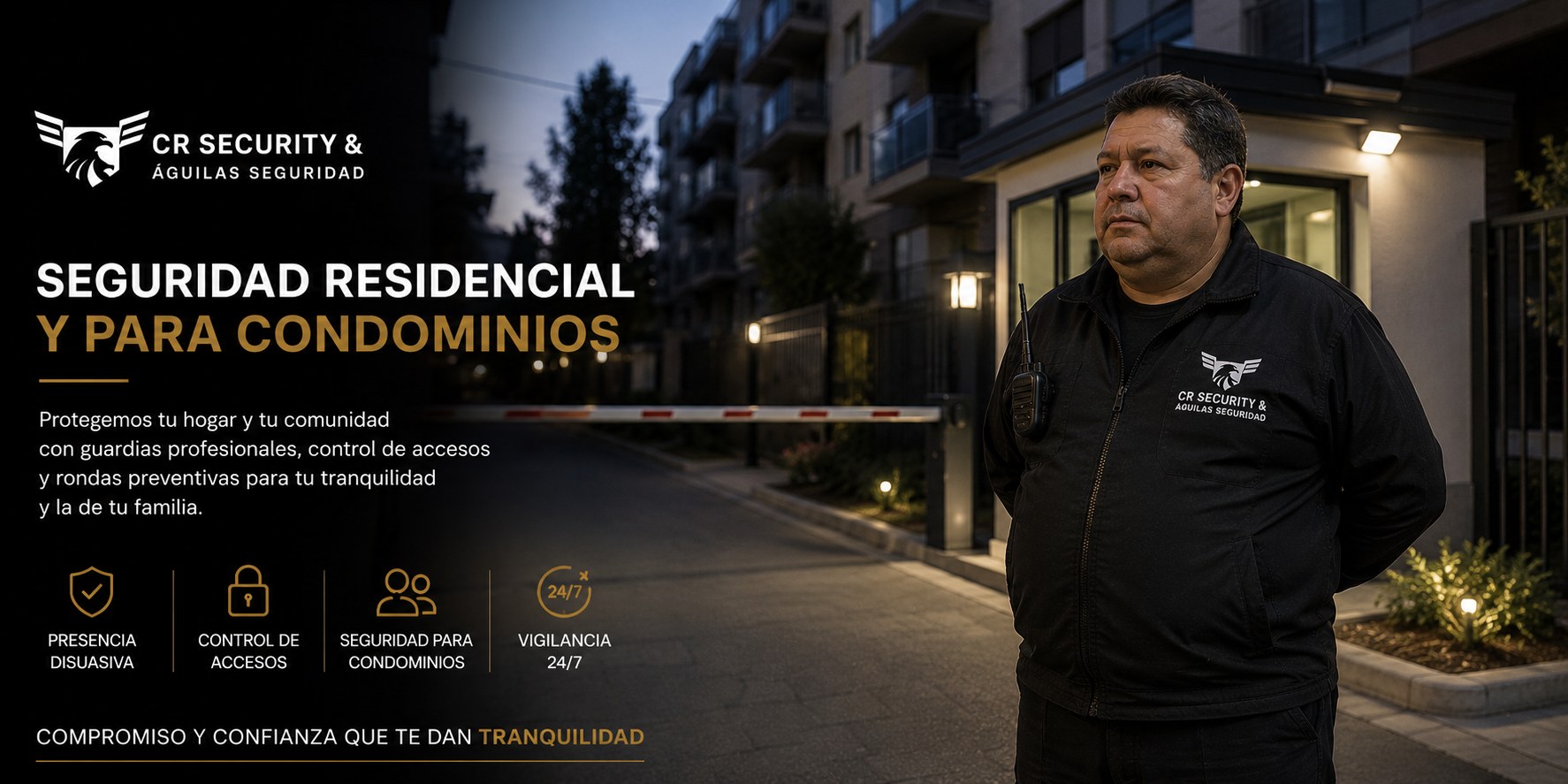 Seguridad Residencial y para Condominios - CRSecurity